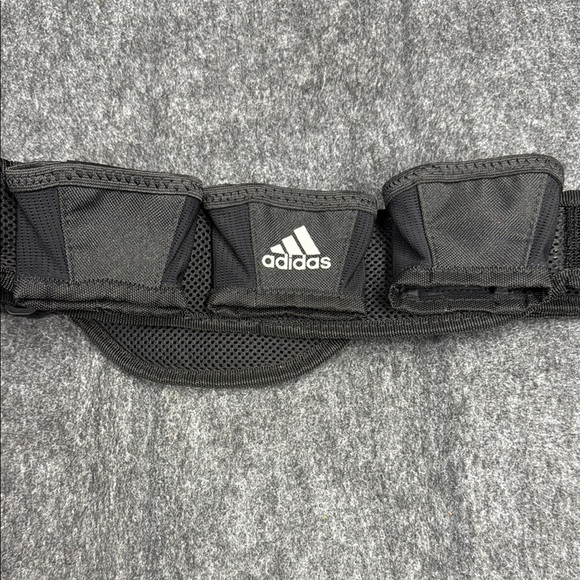 Adidas Black Running Belt Sleek Adjustable Accessory - Picture 3 of 8